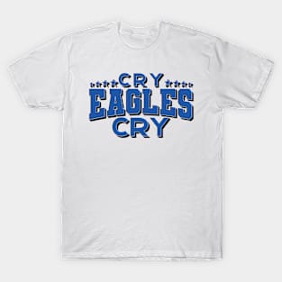 Cry Eagles Cry Football Funny Bird Eagle T-Shirt